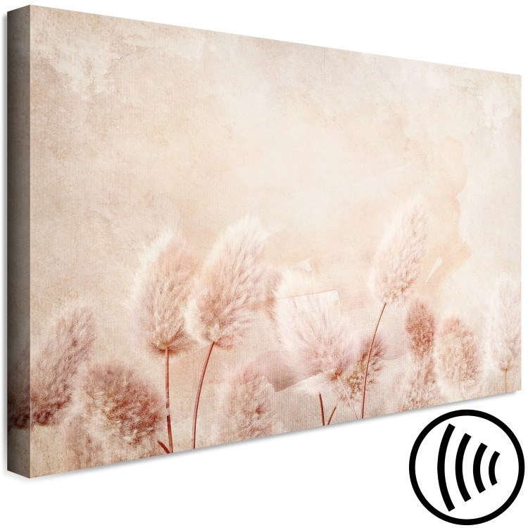 Canvas Print Sunny Clearing (1-piece) Wide - spring landscape of a pink meadow 137852 additionalImage 6