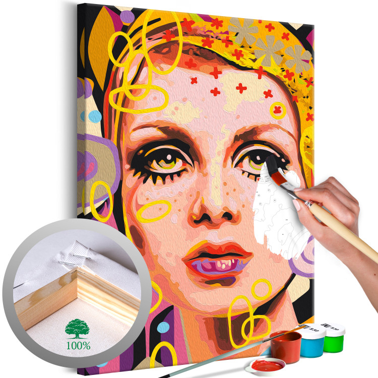Paint by Number Kit Retro Woman 143652