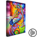 Canvas Art Print Zebra III (1-piece) - colorful fantasy with a quadruped mammal 144752 additionalThumb 6