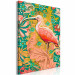 Paint by Number Kit Amongst Foliage - Pink Bird on the Decorative Green Background 145152 additionalThumb 3