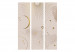Room Divider Screen Golden Constellation - Geometric Shapes of the Moon and Stars 146152 additionalThumb 3