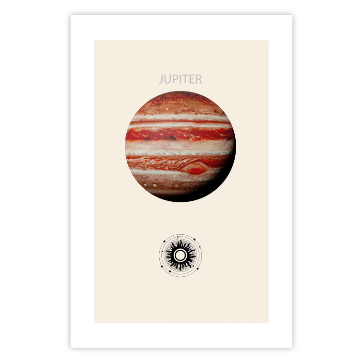 Poster Jupiter - Gas Giant Planet Surrounded by Clouds 146252 additionalImage 20