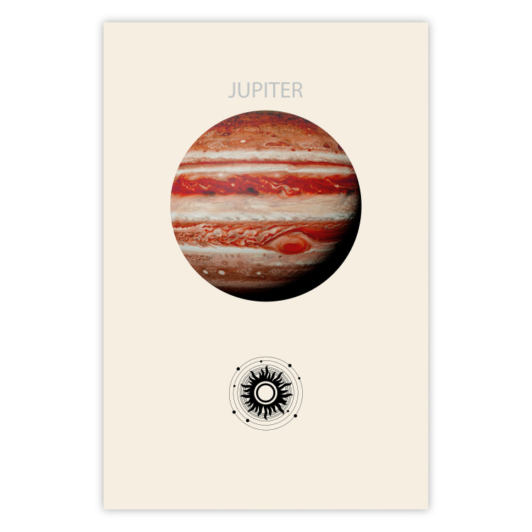 Poster Jupiter - Gas Giant Planet Surrounded by Clouds 146252