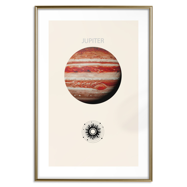 Poster Jupiter - Gas Giant Planet Surrounded by Clouds 146252 additionalImage 24