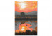 Paint by Number Kit Peaceful Lake - Landscape with Sunset over the Water 146552 additionalThumb 4