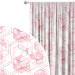 Decorative Curtain Marble crystals - an abstract, geometric composition in glamour style 147152