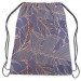 Backpack Gold leafing - graphic floral motif with leaves in linear art 147352 additionalThumb 2
