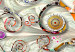 Round Canvas Tree of Life - Abstract Elements in the Style of Gustav Klimt 148752 additionalThumb 4