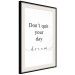 Wall Poster Don’t Quit Your Day Dream - Dark Text on White Background 149252 additionalThumb 8
