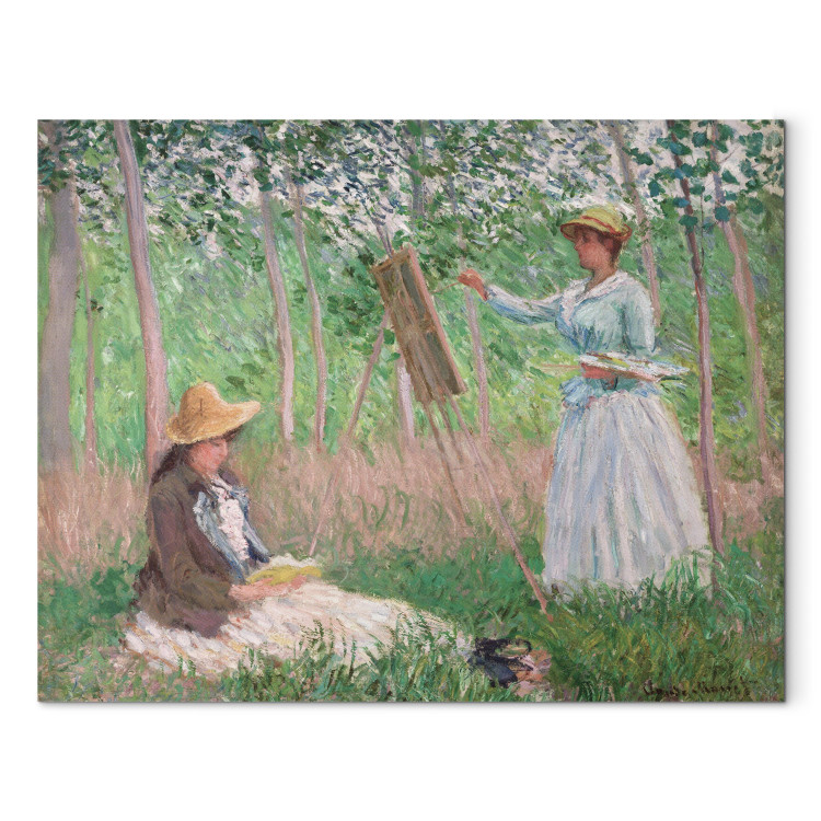 Art Reproduction Suzanne Reading and Painting Blanche Hoschedé 150352