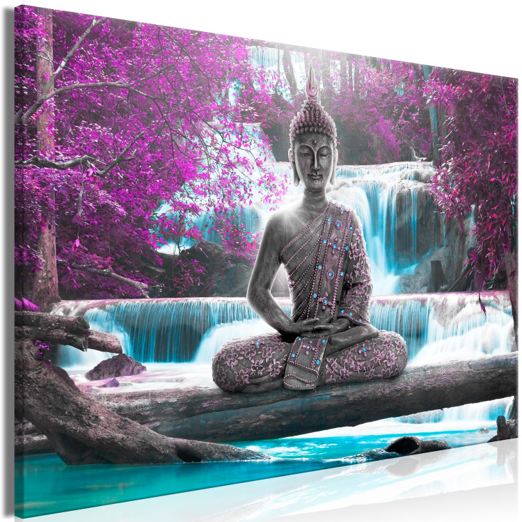 Large canvas print Buddha Among Blooming Trees [Large Format] 150752 additionalImage 2