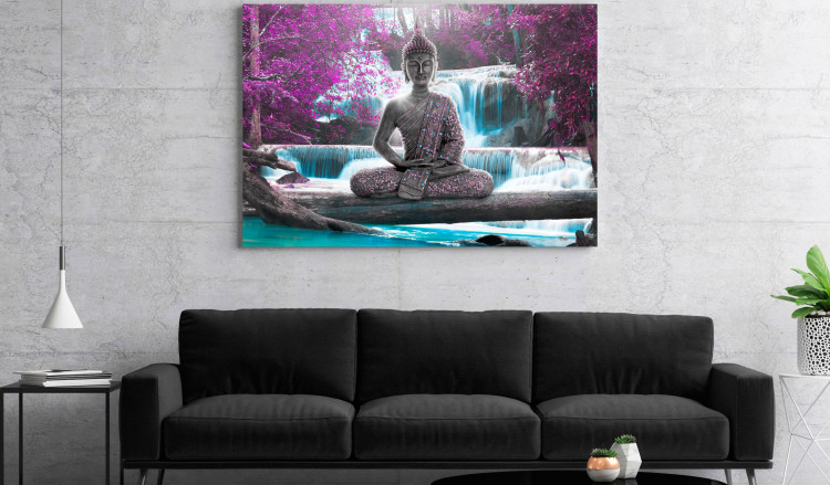 Large canvas print Buddha Among Blooming Trees [Large Format] 150752 additionalImage 5
