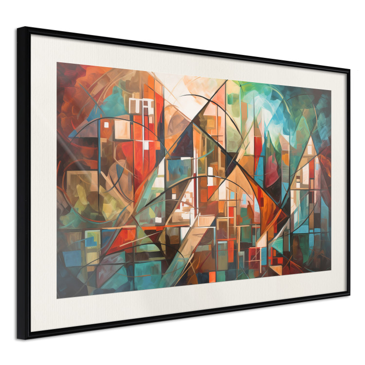 Wall Poster Abstract City - Geometric Composition Generated by AI 151152 additionalImage 9
