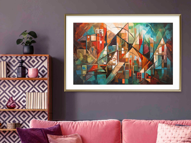 Wall Poster Abstract City - Geometric Composition Generated by AI 151152 additionalImage 18