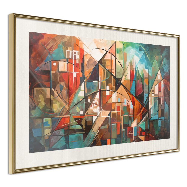 Wall Poster Abstract City - Geometric Composition Generated by AI 151152 additionalImage 6