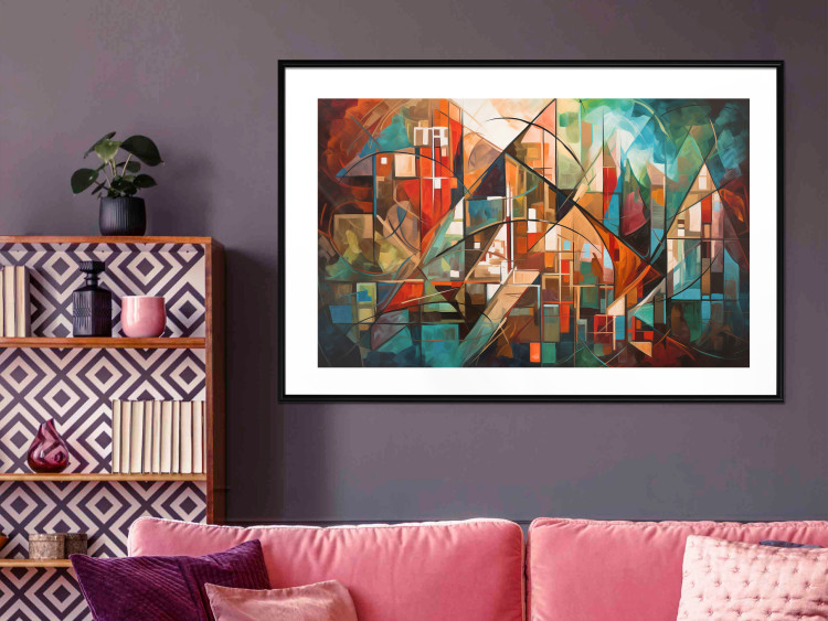 Wall Poster Abstract City - Geometric Composition Generated by AI 151152 additionalImage 20