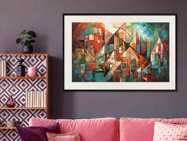 Wall Poster Abstract City - Geometric Composition Generated by AI 151152 additionalImage 17