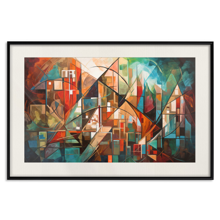 Wall Poster Abstract City - Geometric Composition Generated by AI 151152 additionalImage 27