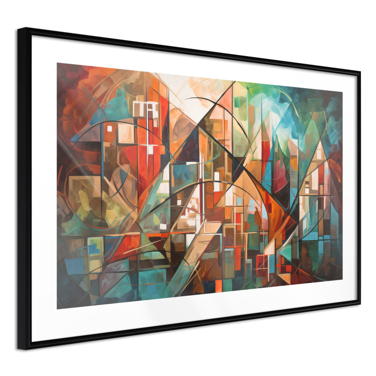 Wall Poster Abstract City - Geometric Composition Generated by AI 151152 additionalImage 4