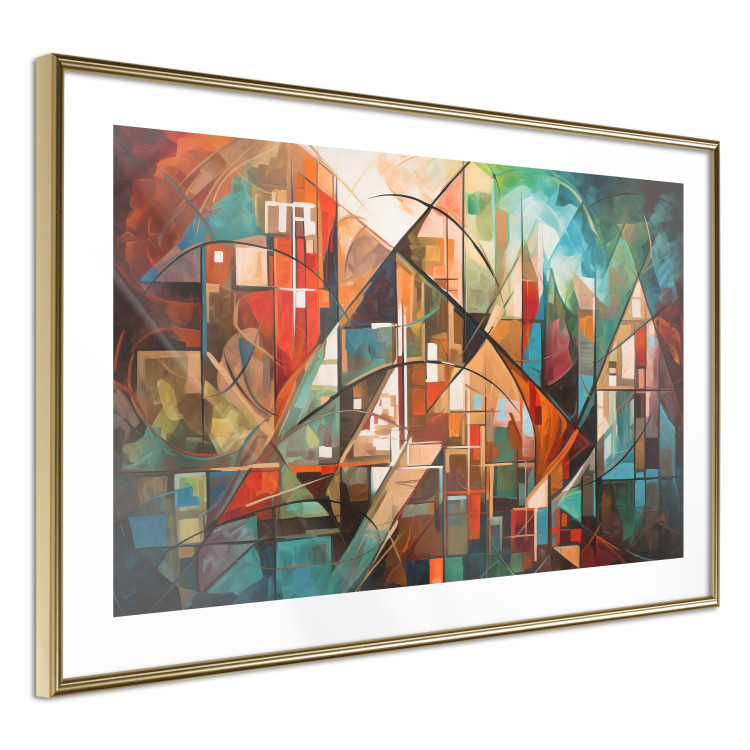 Wall Poster Abstract City - Geometric Composition Generated by AI 151152 additionalImage 7