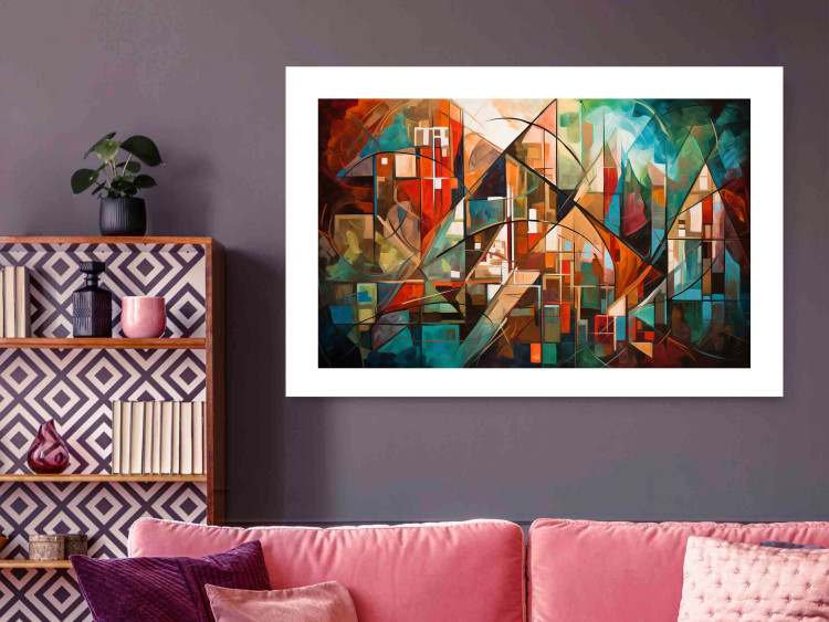 Wall Poster Abstract City - Geometric Composition Generated by AI 151152 additionalImage 16