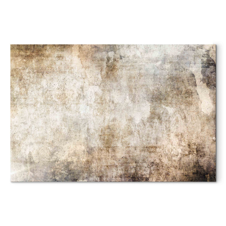 Canvas Art Print Rust Texture - Abstract Wall in Shades of Pastel Brown 151452