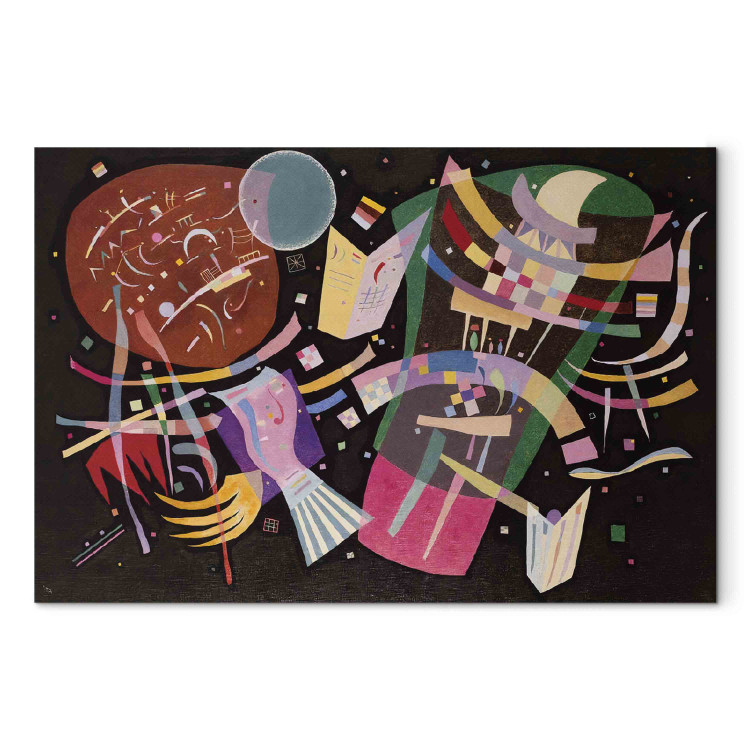 Large canvas print Composition X - A Colorful Abstraction by Wassily Kandinsky [Large Format] 151652