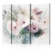 Room Divider Watercolor Flowers - Bouquet in a Vase in Pastel Shades II [Room Dividers] 152052