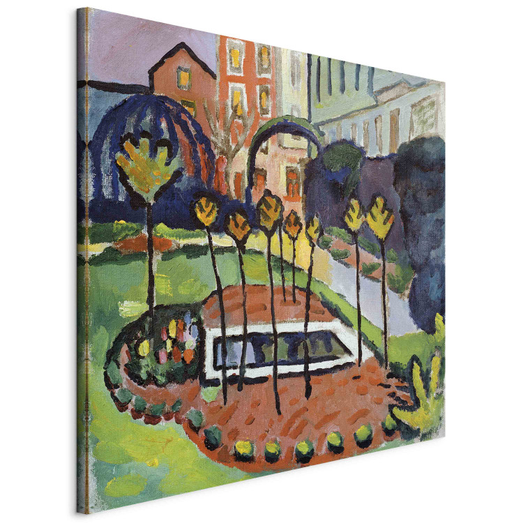 Reproduction Painting Garten mit Bassin 155652 additionalImage 2