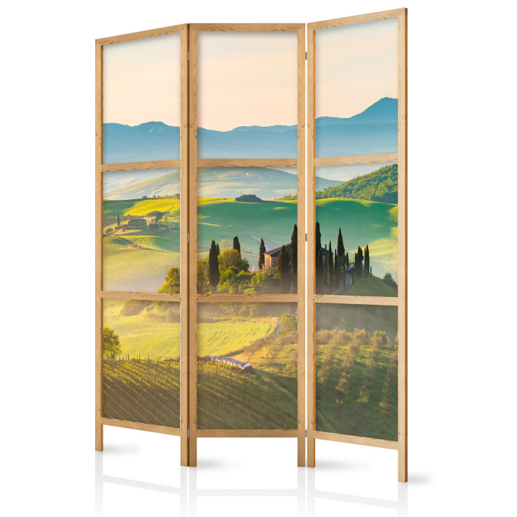Room Divider Screen Tuscany - Idyllic Landscape at Sunrise [Room Dividers] 159552 additionalImage 5
