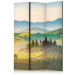 Room Divider Screen Tuscany - Idyllic Landscape at Sunrise [Room Dividers] 159552