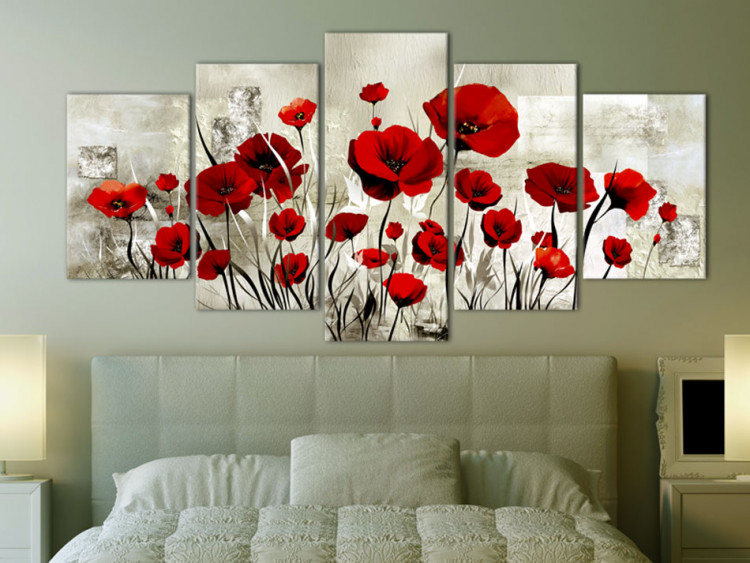 Canvas Print Scarlet Field 46952 additionalImage 3