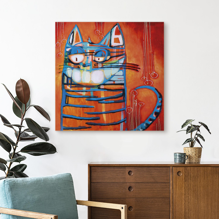 Canvas Print Blue cat 48852 additionalImage 9
