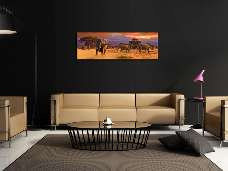 Canvas March of african elephants 58552 additionalImage 3