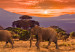 Canvas March of african elephants 58552 additionalThumb 4