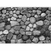 Photo Wallpaper Grey defence - textured background of irregular stones in grey 90552 additionalThumb 1
