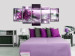 Canvas Art Print Purple Lilies 93052 additionalThumb 3