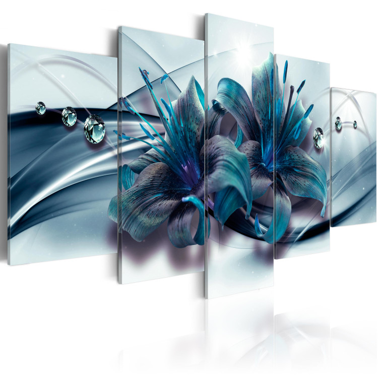 Canvas Art Print Blue Lily 93752 additionalImage 2