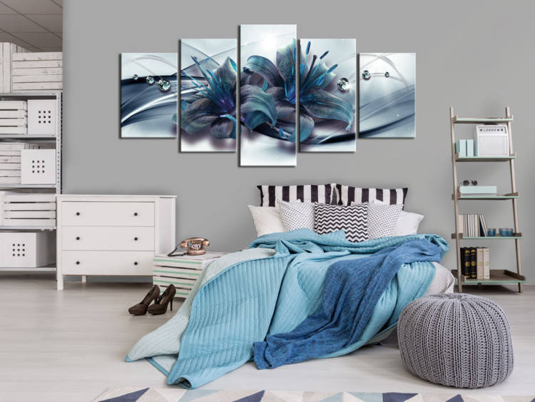 Canvas Art Print Blue Lily 93752 additionalImage 3