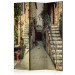 Room Divider Screen Tuscan Memories - stairs in the architecture of an Italian building 95252