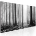Canvas Art Print Black and White Forest 96052 additionalThumb 2