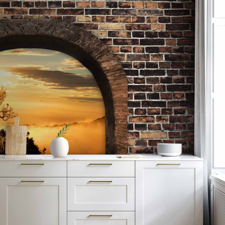 Photo Wallpaper Stony Window: Morning Mist 97952 additionalImage 6