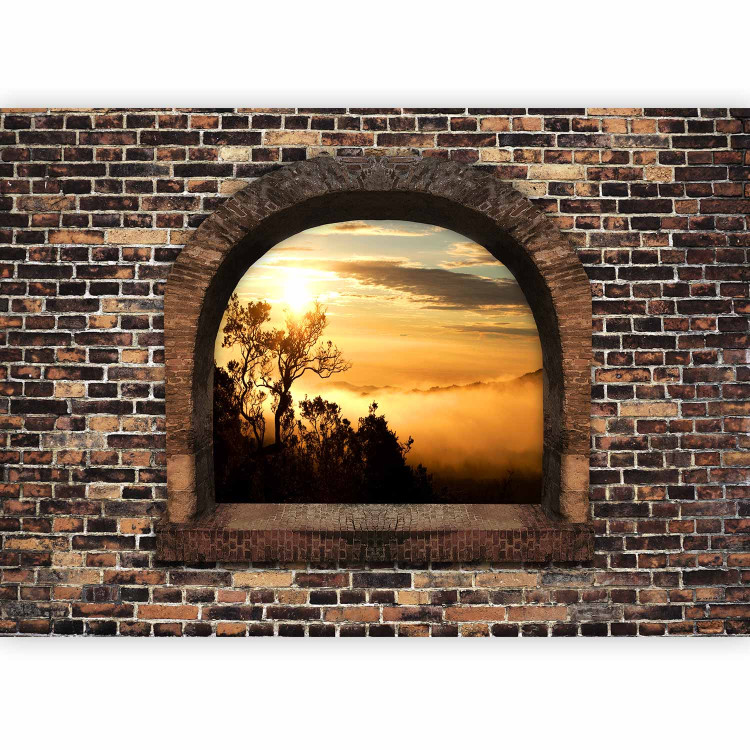 Photo Wallpaper Stony Window: Morning Mist 97952 additionalImage 1