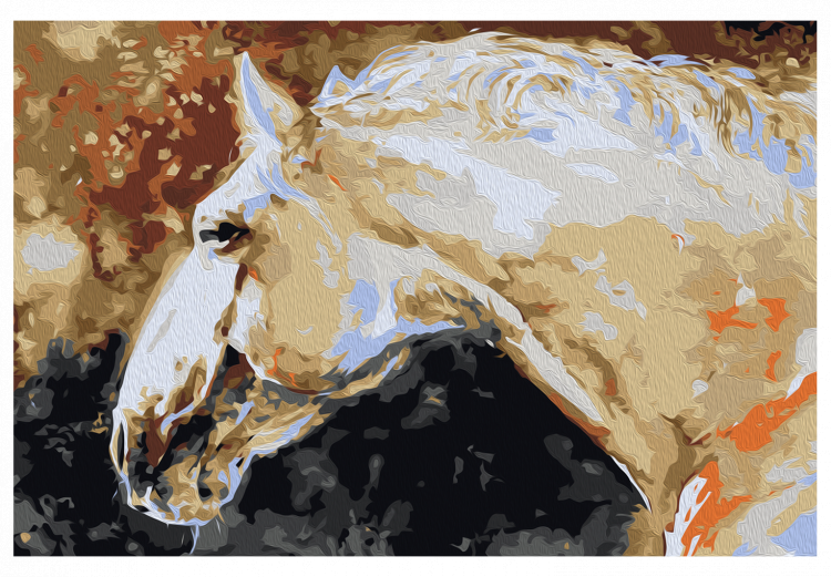 Paint by Number Kit White Horse 107162 additionalImage 6