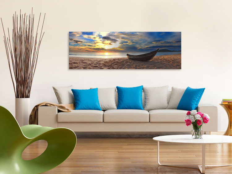 Canvas Art Print Boat on the Beach (1 Part) Narrow 108262 additionalImage 3