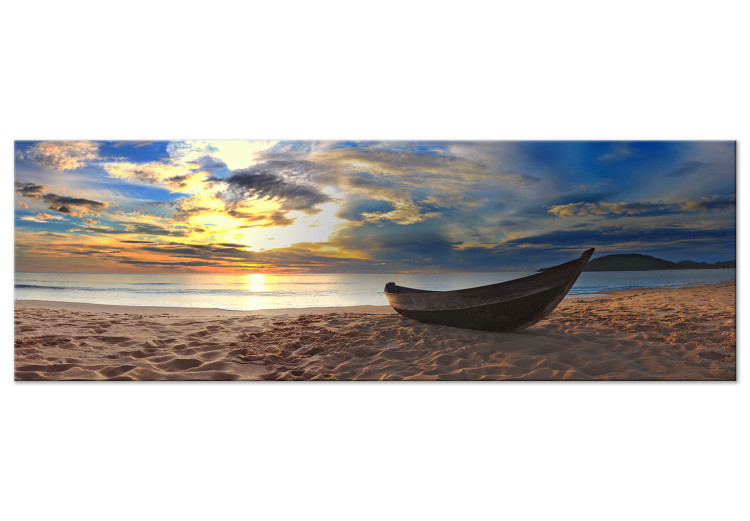 Canvas Art Print Boat on the Beach (1 Part) Narrow 108262