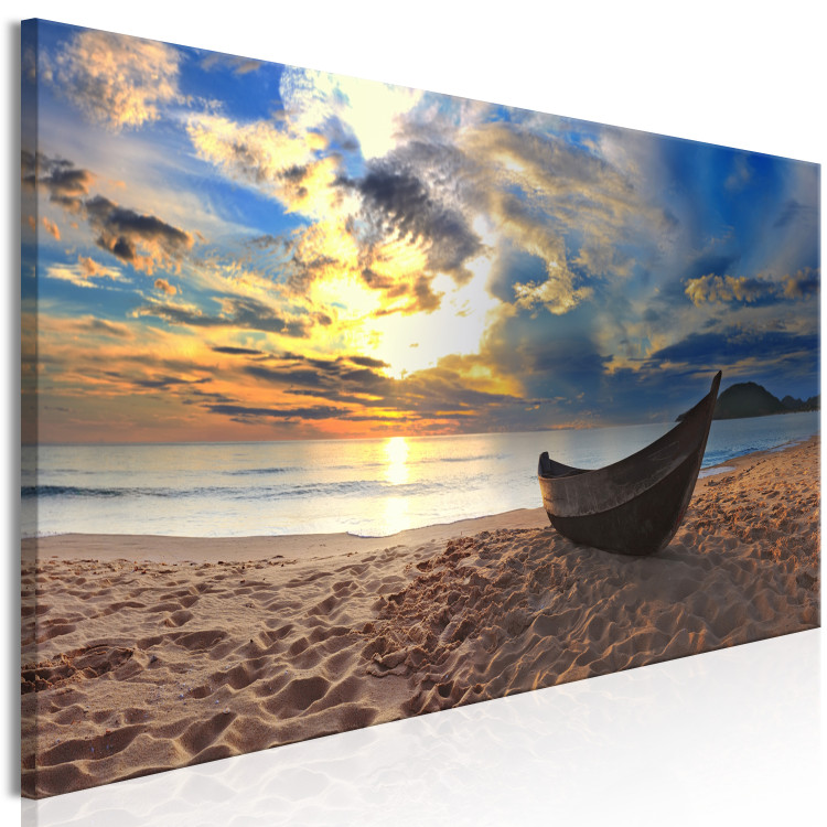 Canvas Art Print Boat on the Beach (1 Part) Narrow 108262 additionalImage 2