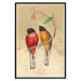 Wall Poster Birds on Branch - colorful composition with a green leaf and a flower 116662 additionalThumb 24