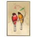 Wall Poster Birds on Branch - colorful composition with a green leaf and a flower 116662 additionalThumb 16