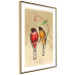 Wall Poster Birds on Branch - colorful composition with a green leaf and a flower 116662 additionalThumb 6